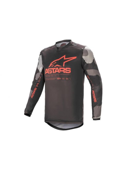 Блуза ALPINESTARS TACTICAL JERSEY GREY CAMO RED F